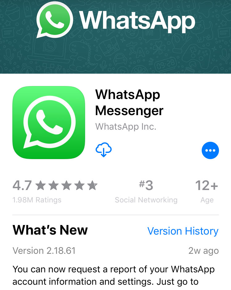 No Service WhatsApp