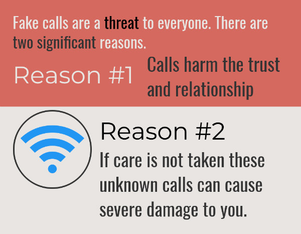 top reasons to stop fake calls