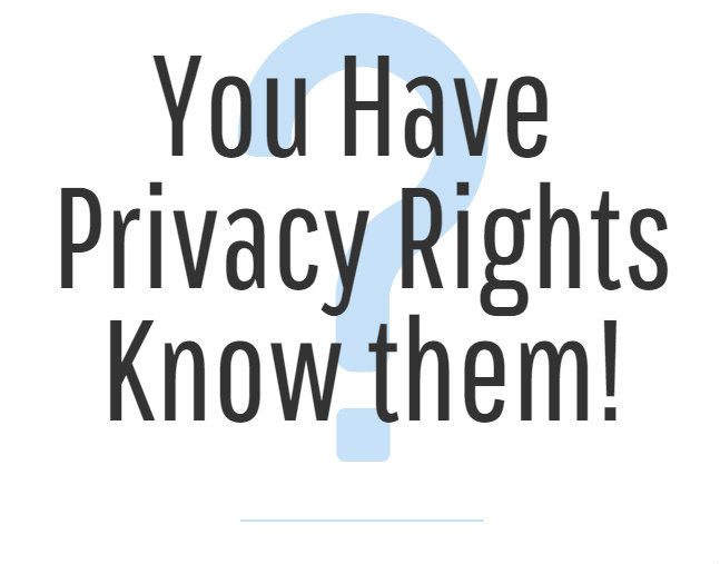know your rights!